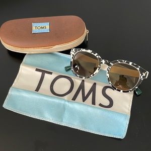 Toms Black and White Sunglasses